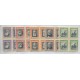 ARGENTINA 1944 GJ 906/10 SERIE COMPLETA EN CUADROS MINT U$ 120